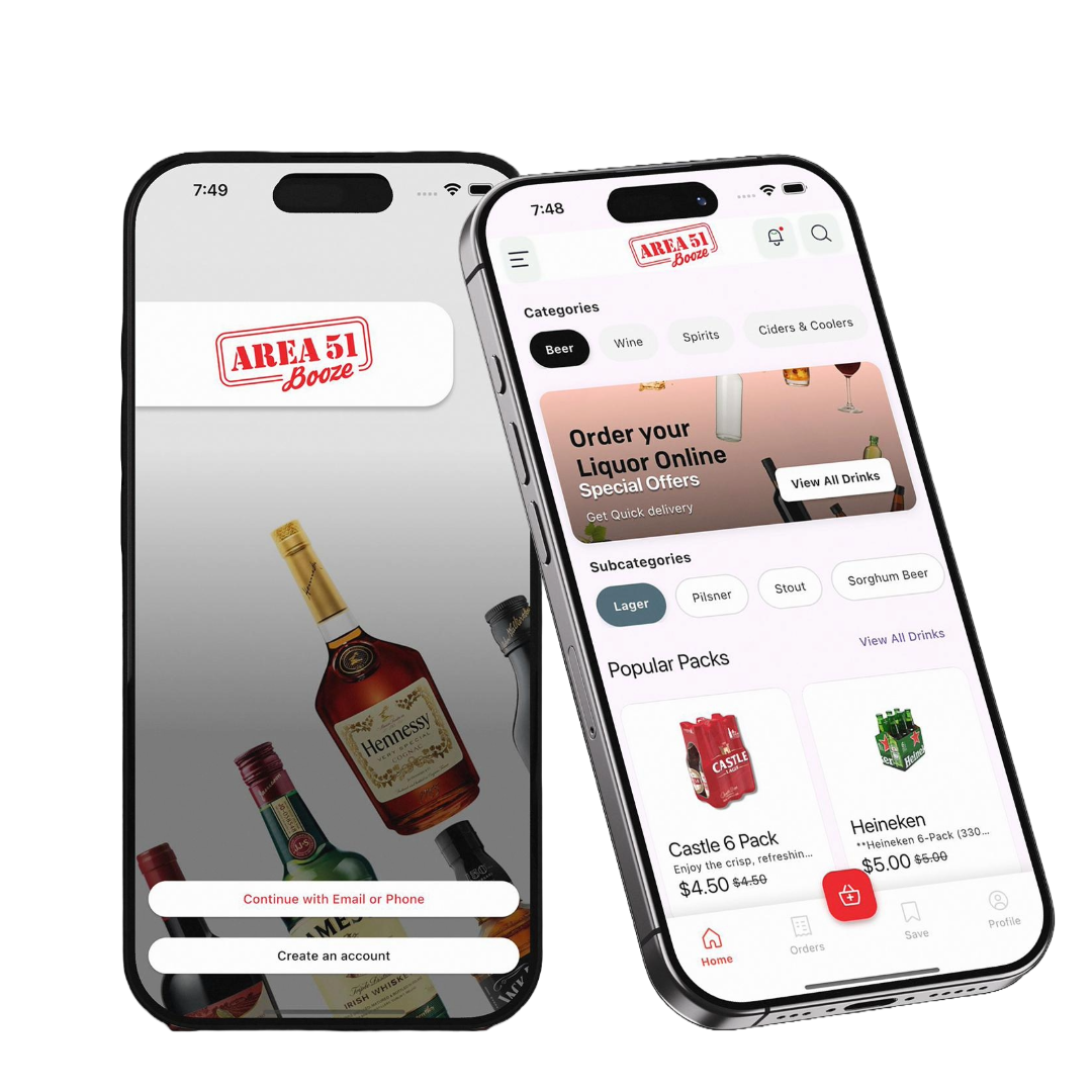 Area51Booze App Screenshot